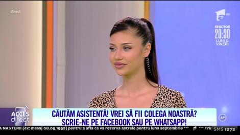 Acces Direct, 13 septembrie 2021. Roxana Ferariu dă probă de asistentă tv