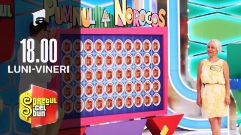 Preţul cel bun sezonul 1, 14 septembrie 2021.Gabriela a câștigat un TV, un robot de bucătărie, un frigider și o mașină de spălat