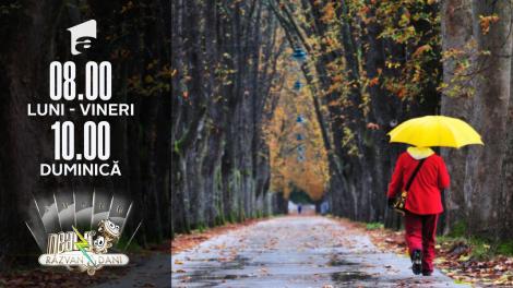 Super Neatza, 14 septembrie 2021. Ploi în mai multe zone din țară. Cum va fi vremea în următoarele zile