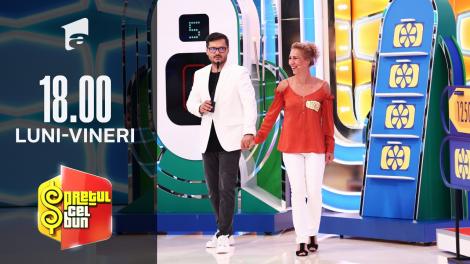 Preţul cel bun sezonul 1, 20 septembrie 2021. Maria a câștigat o cabină de duș cu hidromasaj și o trusă pentru grătar