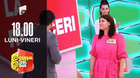 Preţul cel bun sezonul 1, 22 septembrie 2021. Adriana a câștigat un aragaz și un scuter electric