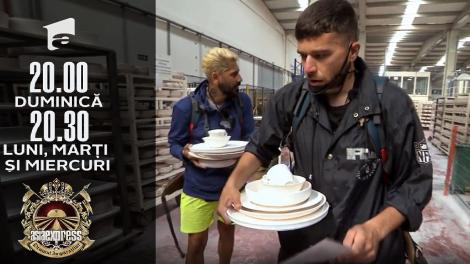 Asia Express sezonul 4, 27 septembrie 2021. O nouă provocare pentru concurenți! De data aceasta trebuie să găsească farfurii într-o fabrică de ceramică