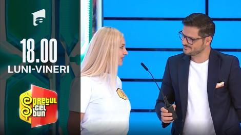Preţul cel bun sezonul 1, 28 septembrie 2021. Liviu Vârciu a scăpat microfonul din mână când a auzit ce meserie are o concurentă