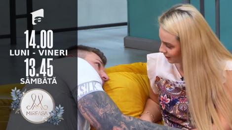 Mireasa Sezonul 4, 28 septembrie 2021. Explicațiile lui Marius pentru sărutul cu Amalia: A fost o prosteală