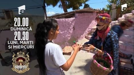 Asia Express sezonul 4, 29 septembrie 2021. Probă grea pentru concurenți, în Cartierul Curcubeu! Au dat piersicile și plăcintele locuitorilor