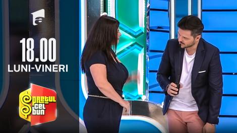 Preţul cel bun sezonul 1, 30 septembrie 2021. Liviu Vârciu, fermecat de o concurentă: Am început să mă topesc când stau lângă tine!