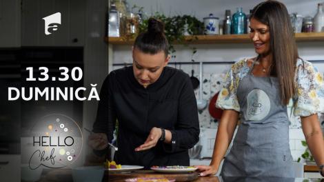 Hello Chef sezonul 2, 3 octombrie 2021. Roxana Blenche învață câteva exerciții de izometrie de la Alina Pușcaș
