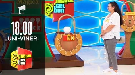 Preţul cel bun sezonul 1, 4 octombrie 2021. Claudia a câștigat un fier de călcat, aparat de înghețată, un aspirator și o veioză