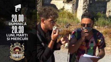 Asia Express sezonul 4, 4 octombrie 2021. Concurenții au suflat în fluiere în formă de pasăre și s-au ghidat după sunetul lor