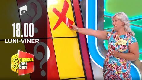 Preţul cel bun sezonul 1, 6 octombrie 2021. Daniela a câștigat o cameră foto, o rășniță de cafea și un aparat pentru scame