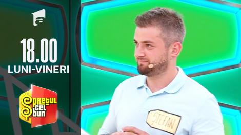 Preţul cel bun sezonul 1, 7 octombrie 2021. Ștefan a câștigat 4.100 de lei