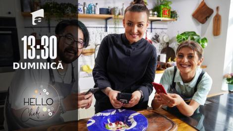 Hello Chef sezonul 2, 10 octombrie 2021. Roxana Blenche, Riki și Elena Matei au preparat lapte de pasăre