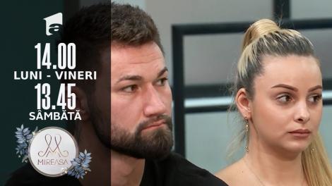 Mireasa Sezonul 4, 11 octombrie 2021. Marius, moment de sinceritate: Nu mă atrage Amalia!