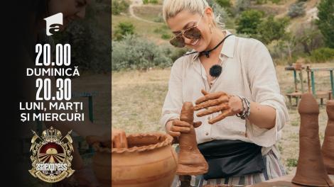 Asia Express sezonul 4, 12 octombrie 2021. Concurenții, puși să modeleze forme neobișnuite: ”Mintea mea bolnavă s-a gândit la toate drăciile”