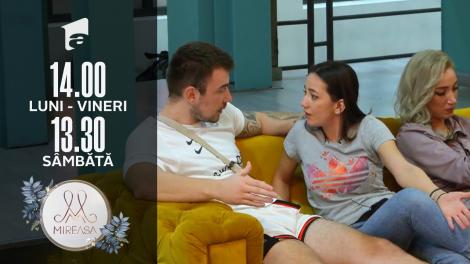 Mireasa Sezonul 4, 14 octombrie 2021. Victor, încercări de a detensiona situația dintre Adelina și Andrada!