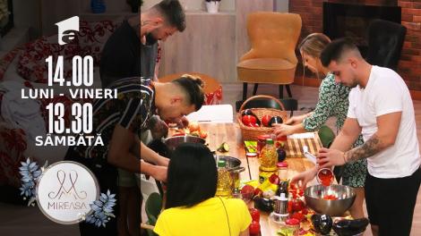 Mireasa Sezonul 4, 19 octombrie 2021. Concurenții se întrec în făcut zacuscă! Cine a câștigat