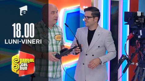 Preţul cel bun sezonul 1, 20 octombrie 2021. Un concurent îi ia locul cameramanului! Uite motivul pentru care a făcut acest lucru