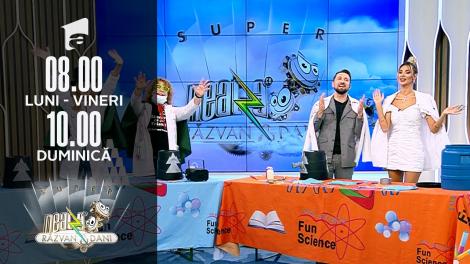 Super Neatza, 22 octombrie. Profesorii Trăsniți, un nou super experiment pentru cei mici, dar și cei mari