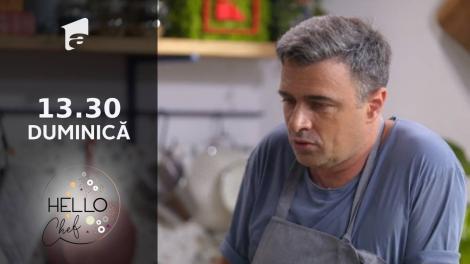 Hello Chef sezonul 2, 24 octombrie 2021. Roxana Blenche şi Cornel Ilie au gătit Fish and chips