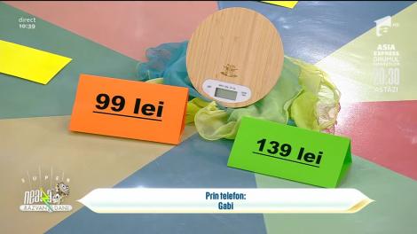 Super Neatza, 26 octombrie 2021. Gabi s-a ales cu un premiu la jocul "Prețul cel bun"