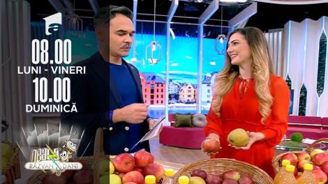 Super Neatza, 29 octombrie 2021. Crăiţa Merelor a adus merele de Voinești în platoul emisiunii
