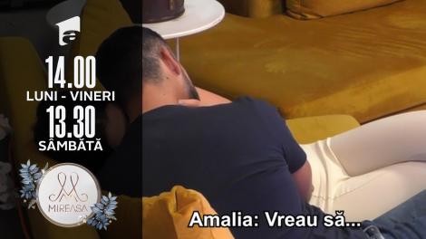 Mireasa sezonul 4, 1 noiembrie 2021. Amalia și John, primul sărut: Suntem un cuplu!