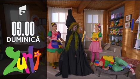 Casa Zurli Sezonul 3, 7 noiembrie 2021. Vrăjitoarea Tura Vura și Mulțumesc, întrecere olimpică
