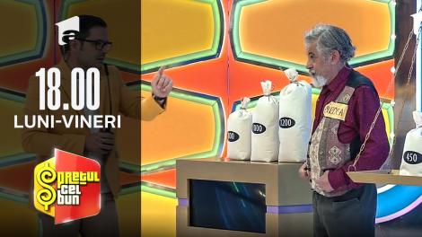 Preţul cel bun sezonul 1, 8 noiembrie 2021. ”Domnul artist” a impresionat: Înainte de a învăța să citesc, am învățat să clămpănesc!