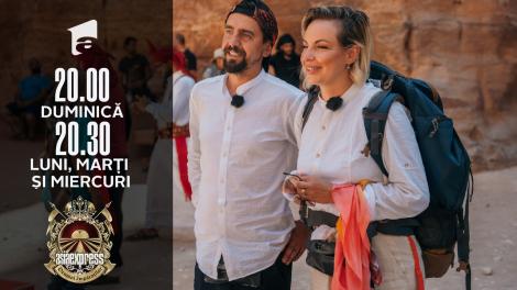 Asia Express sezonul 4, 8 noiembrie 2021. Eliza Natanticu face spectacol cu vocea sa la Cetatea de la Petra