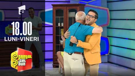 Preţul cel bun sezonul 1, 8 noiembrie 2021. Costache a câștigat un living complet mobilat în valoare de 13879 de lei