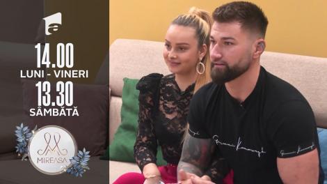 Mireasa Sezonul 4, 9 noiembrie 2021. Maria și Marius, asaltați cu mesaje: Mutu și purceaua!