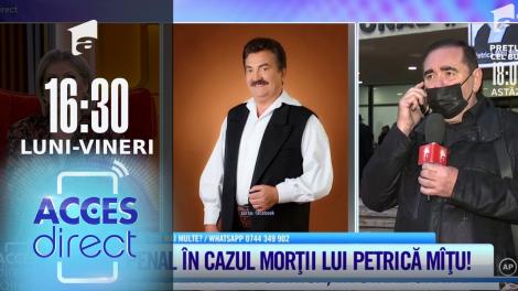 Acces Direct, 9 noiembrie 2021. Ce tratament a urmat Petrică Mîţu Stoian