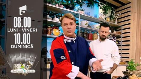 Super Neatza, 11 noiembrie 2021, rețeta lui Vladuț: pizza cu ciuperci și pizette cu vinete