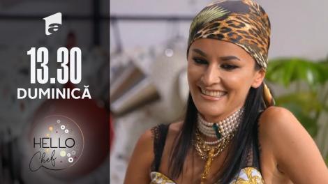 Hello Chef sezonul 2, 14 noiembrie 2021. Roxana Blenche și Roxana Erdei au preparat carpaccio de sfeclă și caise murate