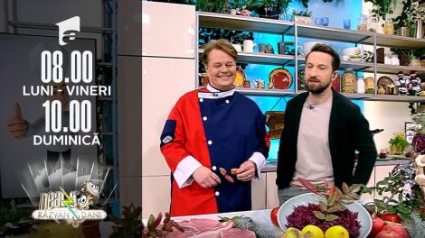 Cotlet de porc cu garnitură de varză roșie, rețeta lui Vlăduț la Super Neatza, 22 noiembrie 2021