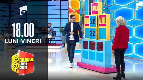 Preţul cel bun sezonul 1, 23 noiembrie 2021. Liviu Vârciu a măgulit-o cu complimente pe doamna Viorica: Mă bucur că mă placi!