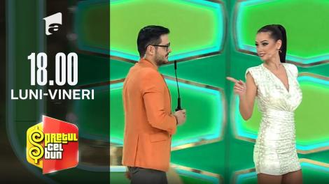 Preţul cel bun sezonul 1, 26 noiembrie 2021. Andreea a câștigat o centrală termică pe gaz, un grill toaster și o baterie externă