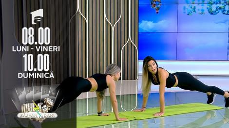 Neatza de Weekend, 28 noiembrie 2021. Fitness cu Diana Stejereanu! Exerciții full body cu partener