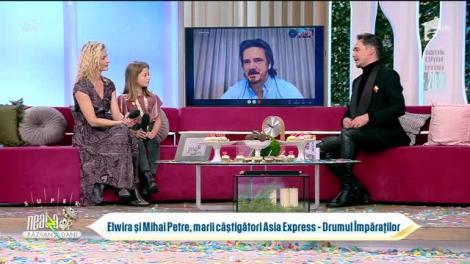 Super Neatza, 29 noiembrie 2021. Elwira și Mihai Petre, marii câștigători Asia Express - Drumul Împăraților: A fost cu multe lacrimi și bucurie!