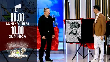 Super Neatza, 2 decembrie 2021. Bogdan Olteanu, picturi glitter inspirate din istoria românilor