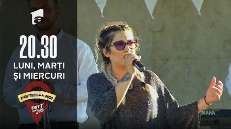 Poftiți pe la noi, 8 decembrie 2021. Cum sună vocea ADDEI live. Artista a cântat muzică populară la târgul lui nea Marin