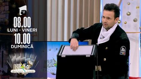 Super Neatza, 10 decembrie 2021. Magicianul Robert Tudor e devenit coșar!