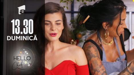Hello Chef sezonul 2, 12 decembrie 2021. Roxana Blenche şi Ruby au preparat sarmale