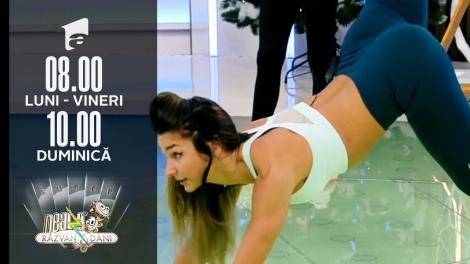 Neatza de Weekend, 12 decembrie 2021. Fitness cu Diana Stejereanu! Antrenament inspirat din mișcările animalelor