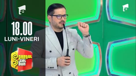 Preţul cel bun sezonul 1, 13 decembrie 2021. Andrei și Liviu, uimiți de înălțimea unui concurent! Replici amuzante între cei doi moderatori