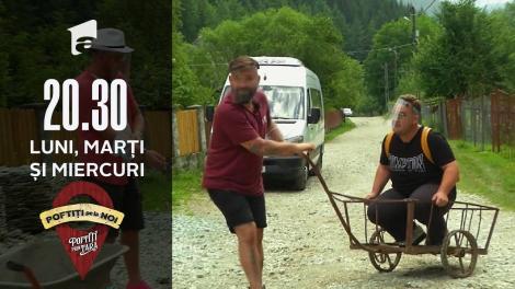 Poftiți pe la noi, 14 decembrie 2021. Oase l-a plimbat pe Răzvan Babană cu căruciorul de butelii