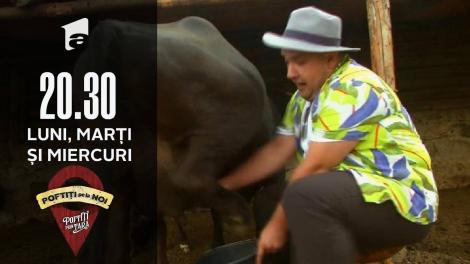 Poftiți pe la noi, 15 decembrie 2021. Răzvan Babană a muls o vacă, dar era să primească o copită în față