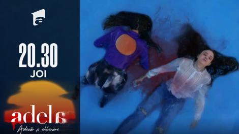Adela sezonul 2, episodul 36, 16 decembrie 2021. Adela și Andreea cad în piscină după ce se aude o împușcătură