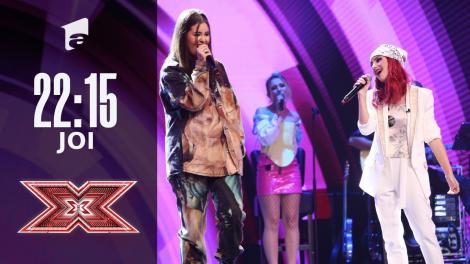 X Factor sezonul 10, 17 decembrie 2021. Bryana Holingher și Betty Iordăchescu au interpretat piesa ”Good 4 u”, la duel