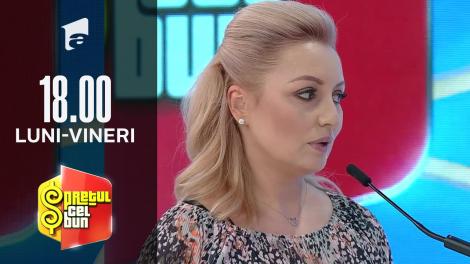 Preţul cel bun sezonul 1, 17 decembrie 2021. Claudia  a câștigat un uscător de rufe și un grătar